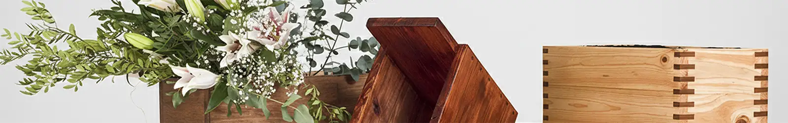 Moderne Pflanzkübel und Blumenkästen aus Holz für die Gartendekoration - Deko-Kiste