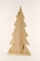 Preview: Weihnachtsbaum aus Kiefernholz – 48 cm hohe LED-Deko für festliche Stimmung, jetzt kaufen