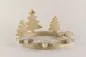 Preview: Dekorativer Holz-Adventskranz aus Kiefer für die festliche Adventszeit
