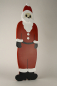 Preview: Weihnachtsmann Türsteher aus lackiertem Kiefernholz