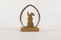 Preview: Hase aus Holz im Metall Ei