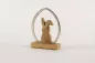 Preview: Hase aus Holz im Metall Ei