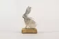 Preview: Osterhase aus Metall und Holz