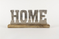 Preview: Schriftzug Home aus Metall und Holz