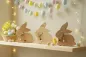 Preview: Osterhase aus Holz 15 cm