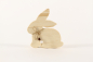 Preview: Osterhase aus Holz Kiefer 15 cm