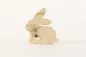 Preview: Osterhase aus Holz Kiefer 15 cm