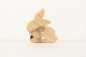 Preview: Osterhase aus Holz 11 cm Natur Kiefer