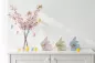 Preview: Osterhase aus Holz 11 cm Shabby Chic gelb