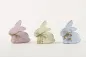 Preview: Osterhase aus Holz 11 cm - Shabby Chic