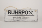 Preview: Deko-Schild aus Holz - Ruhrpott