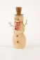 Preview: Holz Schneemann Figur für Weihnachten online bestellen