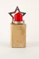 Preview: Kerzenhalter in Sternform aus Holz – festliche Dekoration