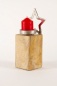 Preview: Kerzenhalter in Sternform aus Holz – festliche Dekoration