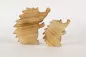 Preview: Igel aus Holz geflammt Paulownia