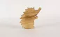 Preview: Handgefertigter Holz-Igel geflammtes Design – ideale Deko für Herbst/Winter; jetzt sichern