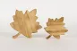 Preview: Ahornblatt aus Holz geflammt Paulownia