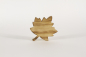 Mobile Preview: Ahornblatt aus Holz geflammt 17cm Paulownia