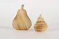 Preview: Birne aus Holz geflammt Paulownia
