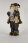 Mobile Preview: Nikolaus aus Textil schwarz gold 46cm