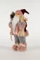 Preview: Vielseitiger Nikolaus aus Textil – 30 cm hohe Deko für Tisch, Regal oder Fensterbank
