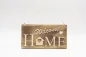 Preview: Holz-Wandbild Welcome Home mit Kordel zum Aufhängen