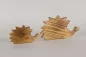 Preview: Rustikaler Kiefernholz-Igel (17 cm oder 24 cm) – gemütliche Herbst-Winter-Deko; gleich kaufen
