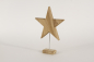 Mobile Preview: Stern aus Holz auf Metallstab Eiche 26 cm