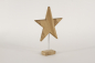 Mobile Preview: Stern aus Holz auf Metallstab Eiche 26 cm