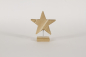 Mobile Preview: Stern aus Holz auf Metallstab Eiche 17 cm