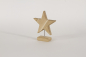 Mobile Preview: Stern aus Holz auf Metallstab Eiche 17 cm