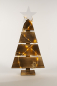 Preview: Tannenbaum Holz geflammt 58 cm LED
