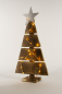 Preview: Tannenbaum Holz geflammt 58 cm LED