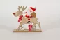 Preview: Nikolaus auf Rentier aus Holz – festliche Weihnachtsdekoration
