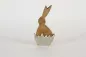Preview: Hase aus Holz im Ei aus Metall