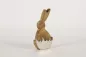 Preview: Hase aus Holz im Ei aus Metall