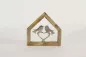 Preview: Metall Wandhänger Vogel im Haus – Deko für Wand oder Fenster im Landhausstil