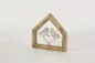 Preview: Metall Wandhänger Vogel im Haus – Deko für Wand oder Fenster im Landhausstil