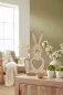 Preview: Hase aus Metall auf Holz weiss 27 cm