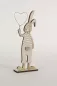 Preview: Hase aus Holz mit Herz beige