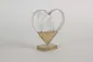 Preview: Herz mit Hase aus Metall Holz
