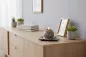 Preview: Teelichthalter aus Holz mit grauen Dekosteinen – elegante Wohnraumdekoration