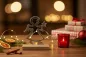 Preview: Engel aus Metall und Holz als edle Dekofigur für Advent und Winter