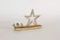 Preview: Kerzenhalter Stern Metall