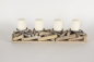 Preview: Kerzenhalter Adventsgesteck aus Treibolz