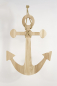 Preview: Wanddeko Anker aus Holz Eiche 50 cm
