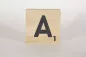 Preview: Holzbuchstaben Buchstabensteine Buche A