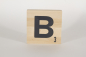 Preview: Holzbuchstaben Buchstabensteine Buche B