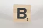 Preview: Holzbuchstaben Buchstabensteine Buche B