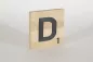 Preview: Holzbuchstaben Buchstabensteine Buche D